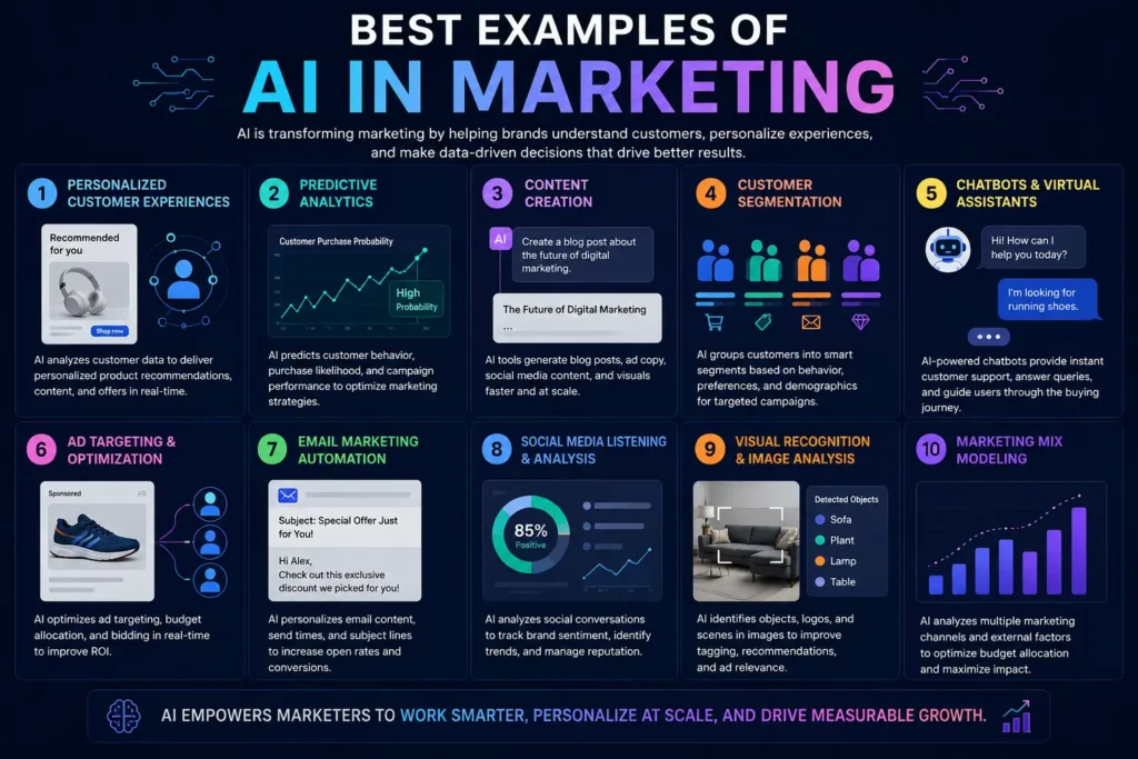 Best Examples of AI in Marketing in 2026 2 best examples of AI in marketing